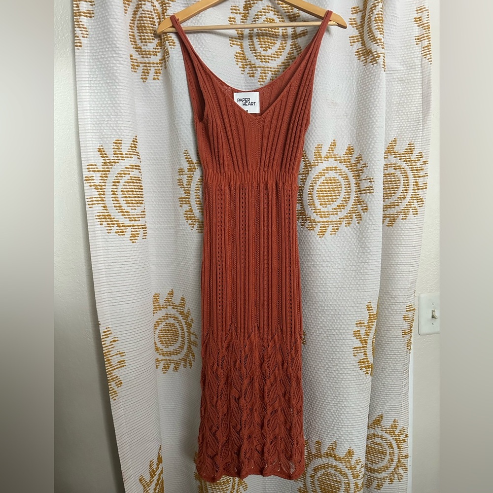 Paper Heart Crochet Dress